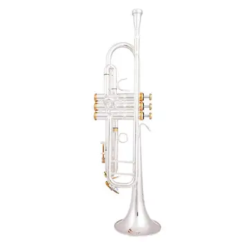 Высококачественная легкая роскошная труба Bb Key Трехтональный начинающий сценический спектакль Профессиональный духовой инструмент Труба