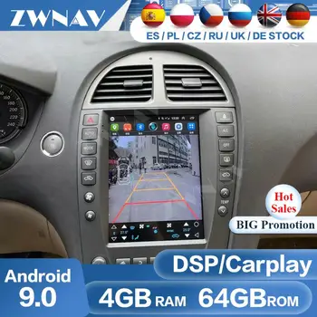 Carplay Android Мультимедиа Для Lexus ES 2006 2007 2008 2009 2010 2011 2012 GPS Навигационный Приемник Аудио Стерео Плеер Головное Устройство