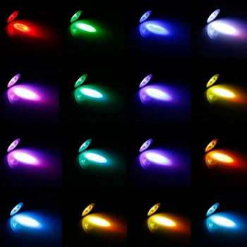 5 Вт E27 RGB Светодиодные лампы Лампада 85 В-265 В 110 В 220 В 16 Цветов С Регулируемой яркостью MR16 GU5.3 E14 Светодиодные лампы Прожектор 12 В + Пульт Дистанционного управления