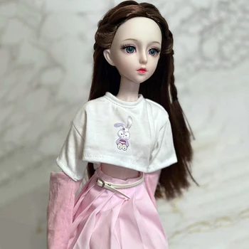 Модная кукольная одежда 60 см Женская 1/3 Модель куклы BJD Кукла с белой кожей Для детей, Кукла для девочек, Игрушка в подарок, Куклы для девочек