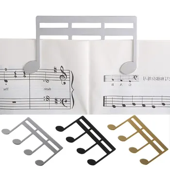 Подставка для пианино, держатель для страниц книги песен, зажим для нотной записи, зажимы для учебников, Листовая клавиатура, Металлический портативный зажим для практики