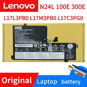 Новый Оригинальный Lenovo N24L 100E 300E L17L3PB0 L17M3PB0 Оригинальный Встроенный Аккумулятор для ноутбука L17C3PG0 11,25 В 42 Вт/3635 мАч