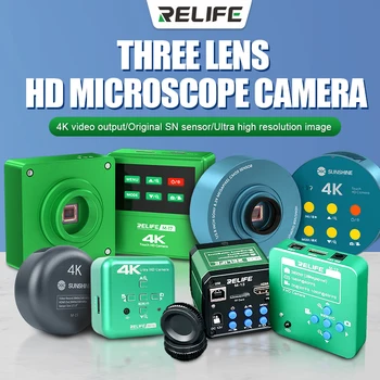 Электронная камера микроскопа RELIFE SUNSHINE HDMI HD 4K Камера промышленного класса/30 кадров в секунду/60 кадров в секунду Конвертер Sony Chip CTV 0.35X 0.5X