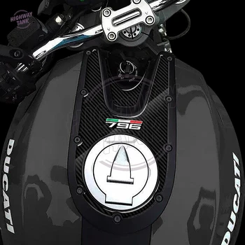 3D Карбоновый Защитный Чехол для Бензобака Мотоцикла Ducati Monster 796 2008-2014