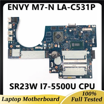 813681-601 813681-001 Материнская плата для ноутбука 17T-N M7-N M7-N Материнская плата ABW70 LA-C531P с процессором I7-5500U N16S-GT-B-A2 940M 2GB Тест