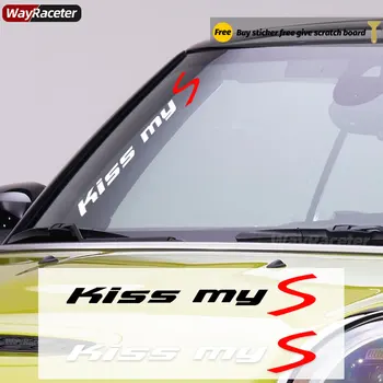 Наклейка На Боковое Лобовое Стекло Автомобиля Kiss My S Styling Для MINI Cooper R50 R52 R53 R55 R56 R57 R58 R59 R60 R61 F54 F55 F56 F57 F60