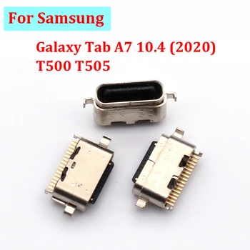 2 шт./лот для Samsung Galaxy Tab A7 10.4 (2020) T500 T505 док-станция для зарядки через USB Разъем для зарядки порта Jack Plug
