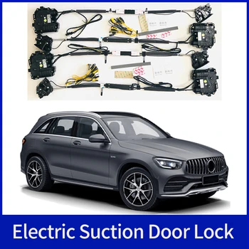 Для Mercedes benz GLC 2016 + Умный автоматический электрический замок всасывающей двери, автоматическое мягкое закрытие двери, бесшумная дверь автомобиля