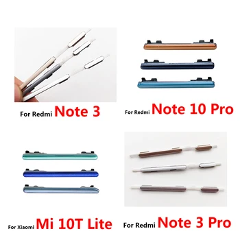 Новая Клавиша Регулировки Громкости Питания Для Xiaomi Redmi Note/Note Pro/Note 10/Mi 10T Lite Боковая Клавиша Высокого Качества Для Замены