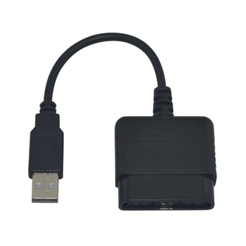 0,2 М Преобразователь Контроллера Joypad GamePad USB Кабель-адаптер для PS2 К PS3/ПК без Драйвера Черный