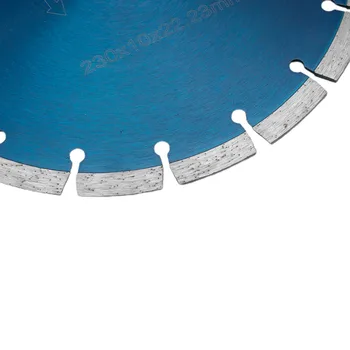 алмазный отрезной диск 230 мм, отрезной круг для бетона, высота сегмента 12 мм, универсальный для угловой шлифовальной машины, практичная новинка