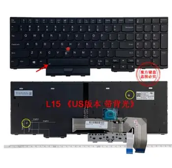 Клавиатура США для lenovo IBM Thinkpad L15, L15 gen 1, L15 gen 2 P15V T15P с подсветкой с точечным