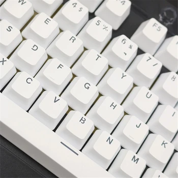 Испанские колпачки для клавиш для механической клавиатуры, совместимые с переключателями MX, поддержка двойного выстрела, светодиодное освещение, колпачки для клавиш OEM-профиля