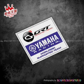 Для GRT YAMAHA Worldsbk Team R1 R1M R6 R3 MT10SP MT09SP MT07 MT03 Xmax TMAX Мотоцикл Водонепроницаемые Наклейки Отличительные Знаки 25