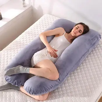 U-образные подушки для беременных 130x70 см, подушка для тела для беременных, боковые спальные места для беременных, подушки для постельного белья, прямая поставка