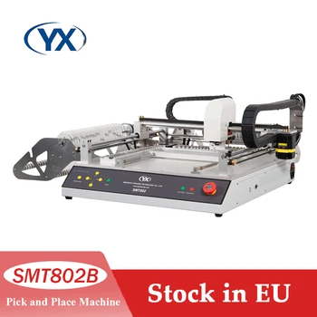 На складе в ЕС SMT802B Для Производства светодиодных печатных плат SMT SMD Small Desktop Automatic Pick and Place Machine Производственная Линия для монтажа микросхем