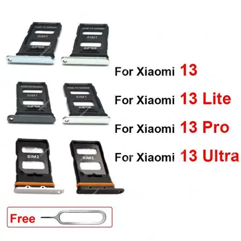 Лоток для Sim-карт Xiaomi 13 13 Pro 13 Ultra 13 Lite Держатель Устройства Чтения Micro SD Слот Для Sim-Карты Scoket Запасные Части Адаптера