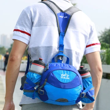 Мужская Женская спортивная Тактическая поясная сумка для верховой езды, пеших прогулок, скалолазания, сумка-мессенджер для кемпинга, сумка для бутылки с водой, рюкзак
