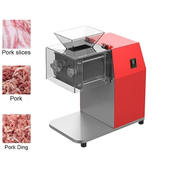 Коммерческая машина для резки мяса, настольная Электрическая машина для нарезки мяса, овощей, нарезанных кубиками