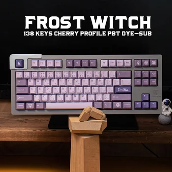 Gmk Clone Frost Witch Cherry Profile PBT Keycap Dye-Sub Английские Индивидуальные Колпачки Для Механической Клавиатуры 61/64/68/