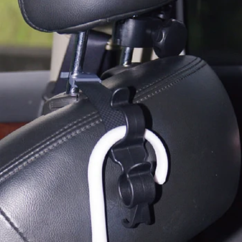 2x Черный многофункциональный крюк для крепления заднего багажника автомобиля Универсальное использование И стильный Простой