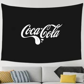 Логотип Coke 2019 Гобелен с принтами Cola, Висящий на стене, Декор для спальни в стиле Бохо