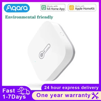 Датчик температуры и влажности Aqara, умный датчик давления воздуха, интеллектуальное управление Zigbee Wireless Smart Home для Xiaomi Mijia Homekit