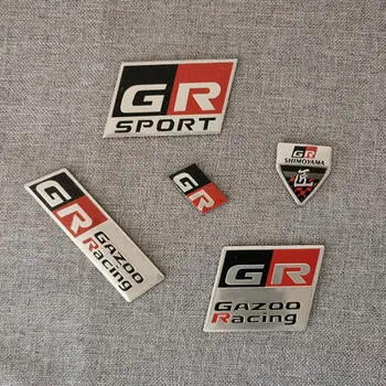 Автомобильные наклейки с эмблемой GR SPORT GAZOO Racing для Toyota 86 Reiz refir, аксессуары для ремонта рулевого колеса, боковое крыло кузова, декоративная наклейка