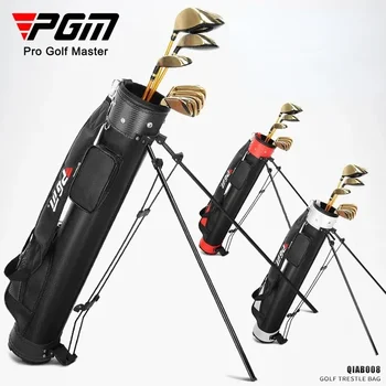Водонепроницаемые сумки для гольфа PGM, легкая портативная сумка для гольфа, большая емкость, прочный рюкзак для переноски, вмещающий 9 клюшек на плечевом ремне
