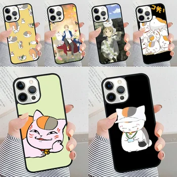 Чехол для телефона Nyanko Sensei Natsume Yuujinchou Для iPhone 13 14 Pro Max SE2020 XS XR Для Apple 11 12 15 Pro Max 7 8 Plus Mini Funda