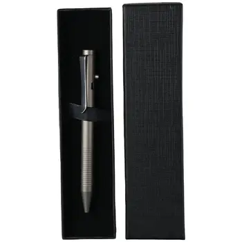 Серая Шариковая ручка Легкая в переноске Titanuim Bolt Action Pen Для ежедневного использования