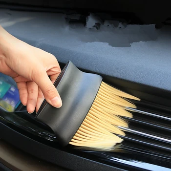 Автомобильная мягкая шерстяная щетка для чистки автомобиля от пыли BMW MINI Cooper One S R50 R53 R56 R60 F55 F56 R58 R59 Clubman Countryman
