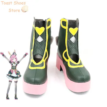 Обувь для косплея Ootori Emu Игровой Милый Реквизит для косплея Хэллоуин Карнавальные Ботинки Обувь из искусственной кожи Реквизит для костюмов