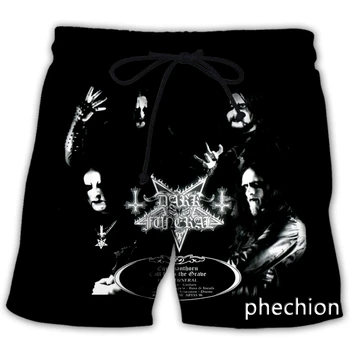 phechion, Новая мода, мужская/женская темная похоронная лента, повседневные шорты с 3D принтом, уличная одежда, мужские свободные спортивные шорты L132