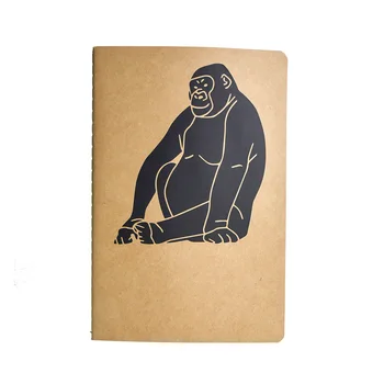Блокнот с принтом шимпанзе Формата А5, чистый лист бумаги, защита глаз, записные книжки, журнал, ученик, учитель, Офисный планировщик на заказ