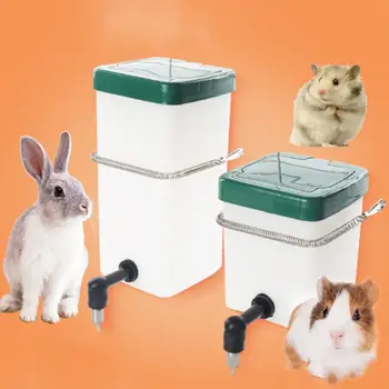 Автоматический питьевой фонтанчик для домашних животных, диспенсер для воды с вращающимся шариком, поилка для хомяка, морского кролика