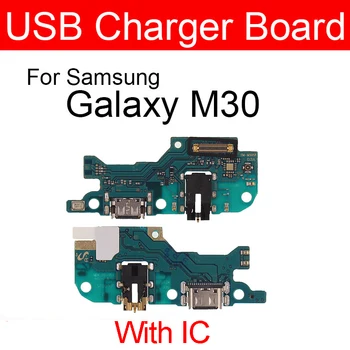 Плата USB-Зарядного Устройства Для Samsung Galaxy M30 SM-M305FD M305M M305FD Порт Зарядки Док-Станция USB Плата Замена Запасных Частей