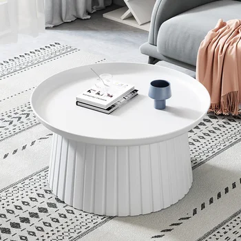 Эстетичный Пластиковый кофейный органайзер для прихожей в скандинавском стиле в гостиной, японский центр, белый стол, базовая мебель для дома