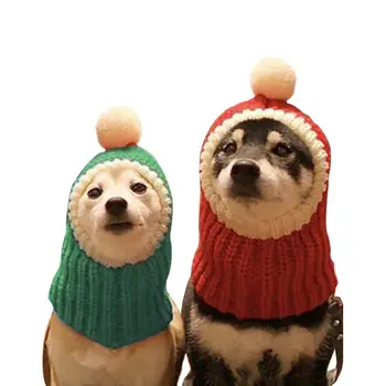 Осенняя рождественская шапка для маленьких средних и крупных собак, сделанная своими руками, собачья кошачья шапка, аксессуары для косплея домашних животных, аксессуары для собак