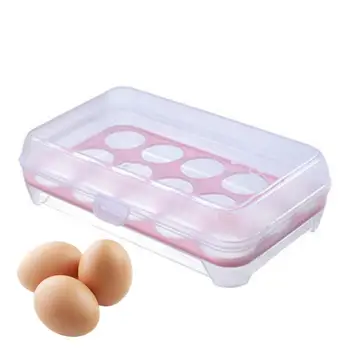 Контейнер для яиц Коробка Лоток для яиц с крышкой Выдвижной Кухонный Бытовой Лоток для яиц Коробка для хранения Штабелируемая коробка для яиц Дозатор