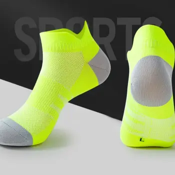 Спортивные носки для лодыжек, компрессионные Мужские Женские Дышащие быстросохнущие дезодоранты, невидимые носки для бега на велосипеде, путешествий на открытом воздухе