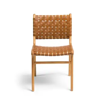 Одноместный диван-кресло Tengbian, гостиная, балкон для отдыха, обеденный стул из кожи скандинавского ленивого человека ins
