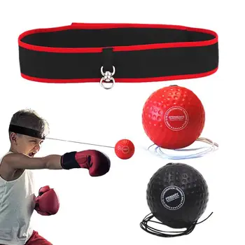 Регулируемое Оголовье Reflex Ball Boxing Training Оголовье Для Взрослых, Тренирующее Координацию Рук и Глаз, Боксерские Мячи Для Спальни