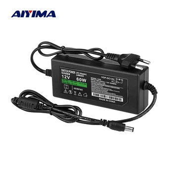 Блок Питания Усилителя AIYIMA 12V US EU Plug Adapter 12V 5A AC220V-DC12V Адаптер Питания Для Усилителей TPA3116 TPA3118