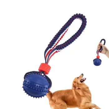 Обучающие Игрушки Для Домашних Животных Интерактивный Мяч Для Собак Эластичный Прорезыватель Товары Для Домашних Животных Тренировочный Мяч Для Гостиной Озеро Пляж Маленький