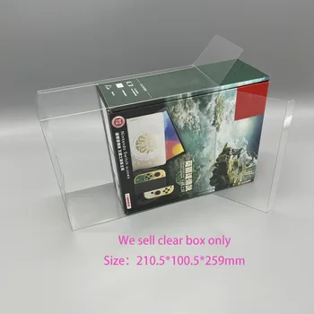 Прозрачная ПЭТ-крышка для переключателя NS OLED The Legend of Zelda: коробка для хранения коллекционных игр Tears of the Kingdom