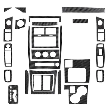 Автомобильные наклейки из углеродного волокна черного цвета, Декоративные Аксессуары для интерьера Jeep Liberty 2008 2009 2010 2011 2012