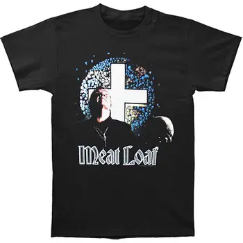 Мужская футболка Meatloaf Admat 2012 Tour Slim Fit, маленькая черная, с длинными рукавами