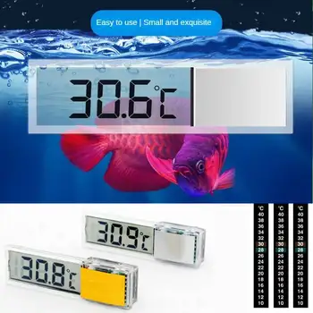 ЖК-Аквариумный Термометр Цифровое Электронное Измерение Температуры Измеритель Температуры Аквариума Наклейка Аксессуары Для Контроля Температуры
