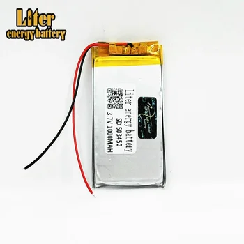 Полимерно-литиевая Аккумуляторная батарея 1000 мАч Li-ion Lipo battery 3,7 V 503450 053450 для смартфона DVD mp3 mp4 Led Лампа камеры